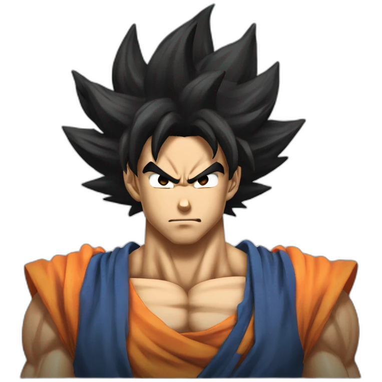 afro goku supersaiyajin emoji