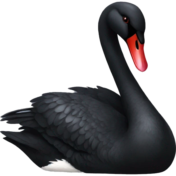 Black swan emoji