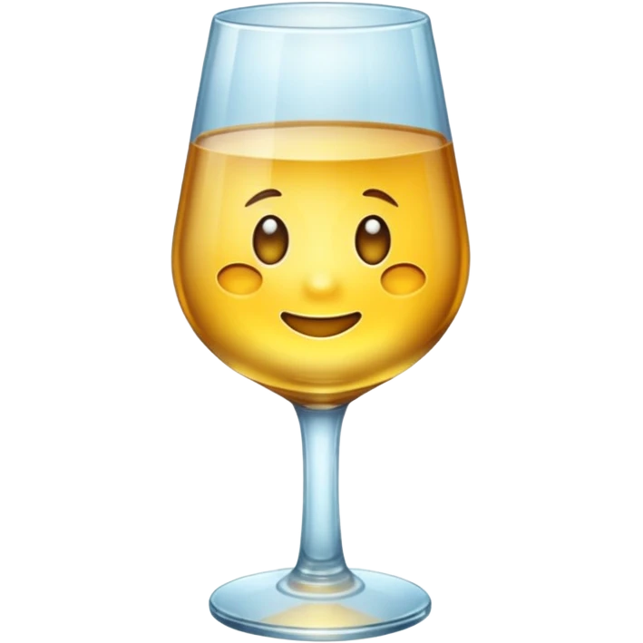 glass made of gold emoji