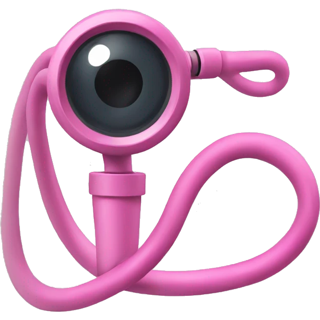 pink phonendoscope emoji