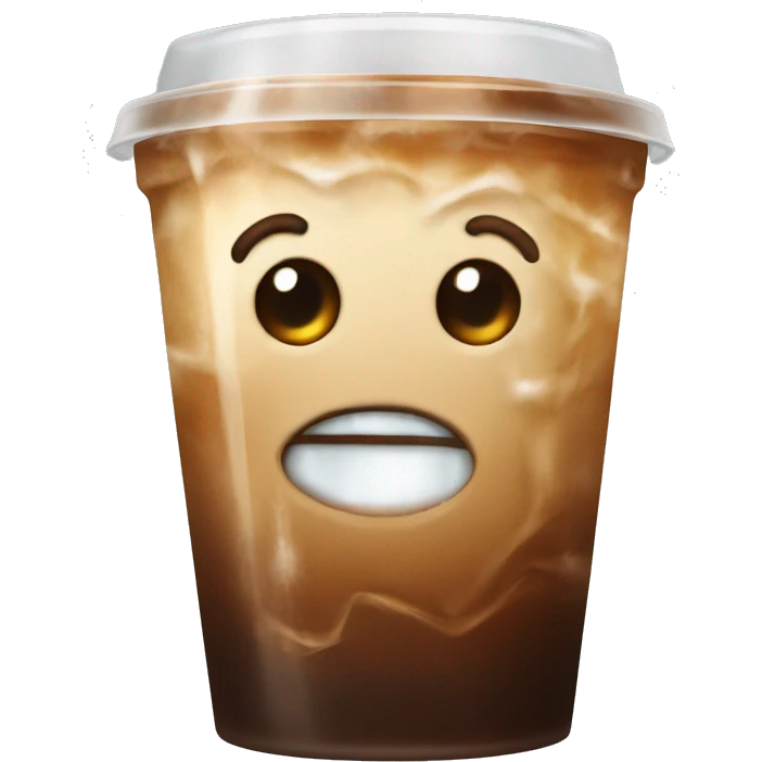 Iced coffe emoji