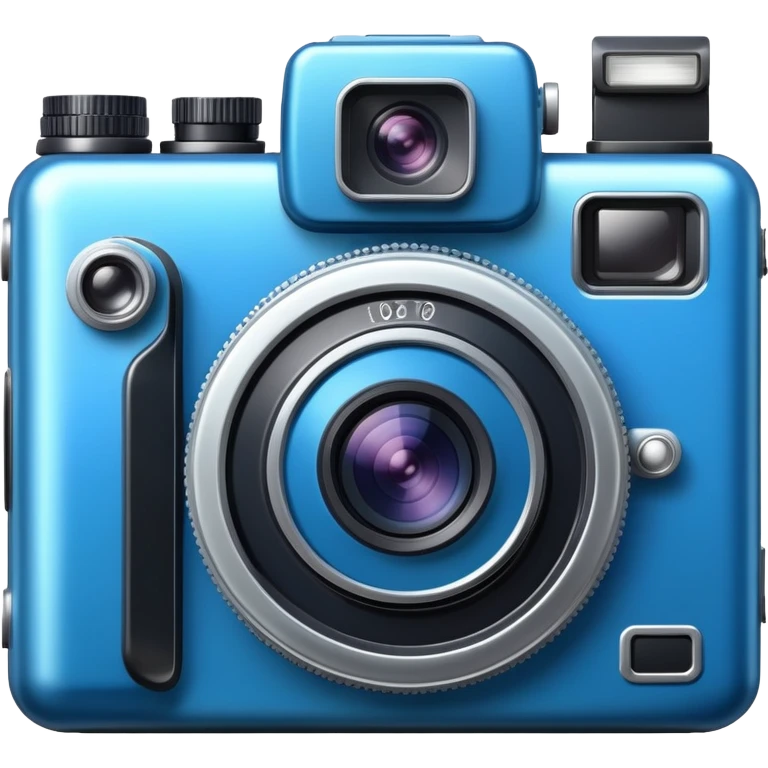blue camera emoji
