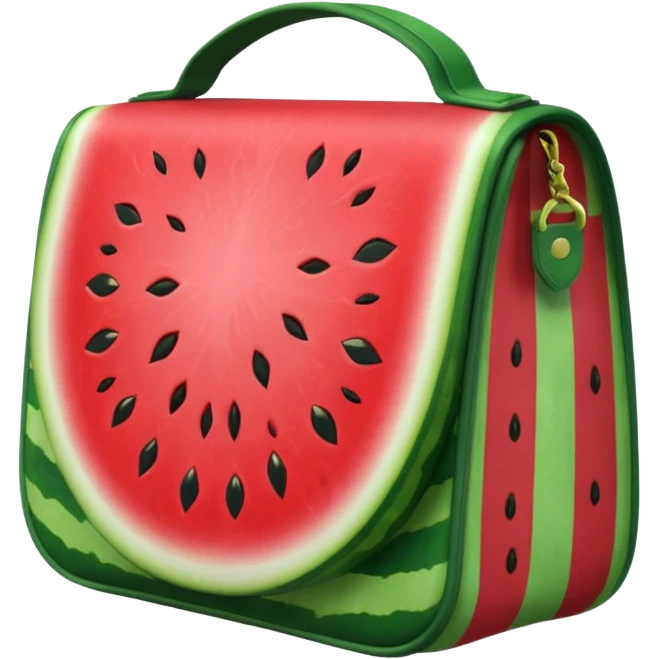 Watermelon lunch bag  emoji