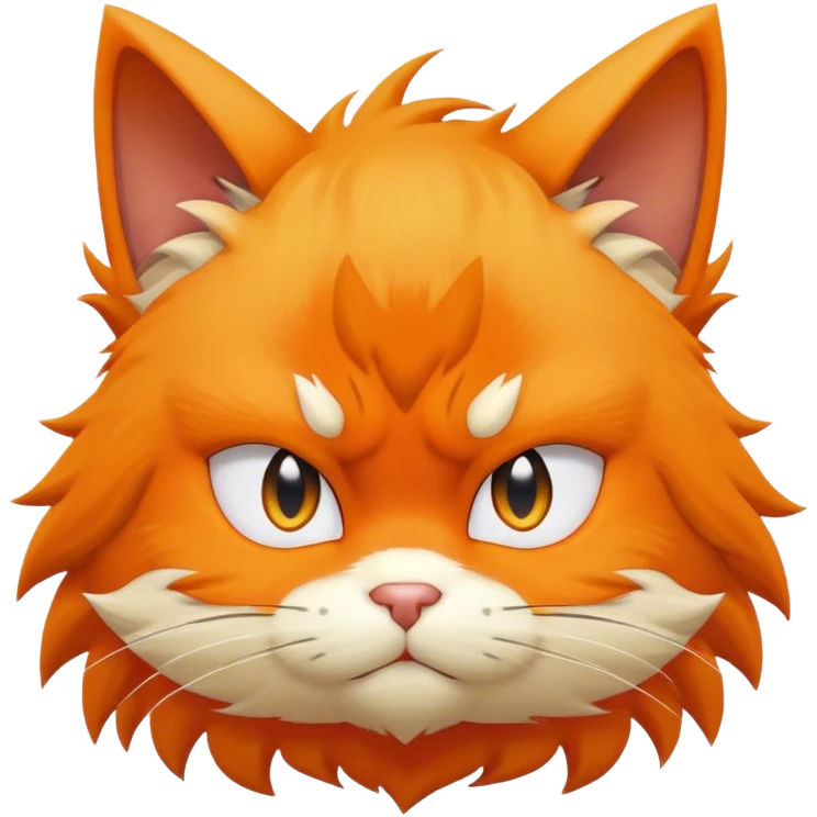 Chibby Goku from DragonBall Z reimagined as a cat emoji
