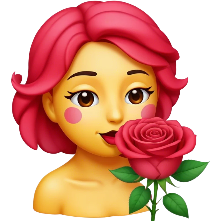 an emoji that smells a rose  emoji