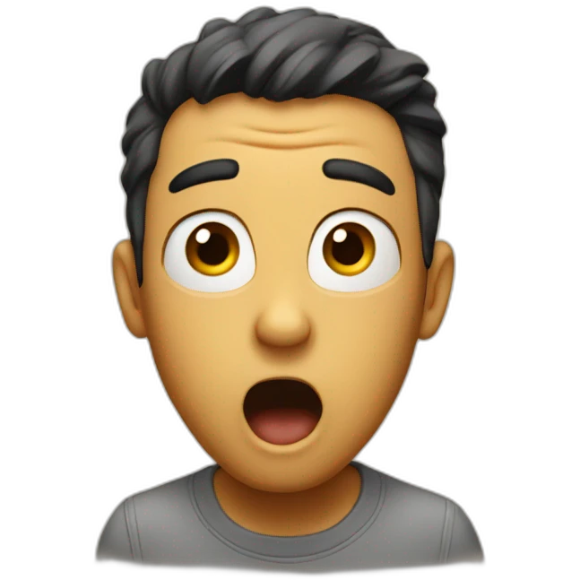surprised emoji
