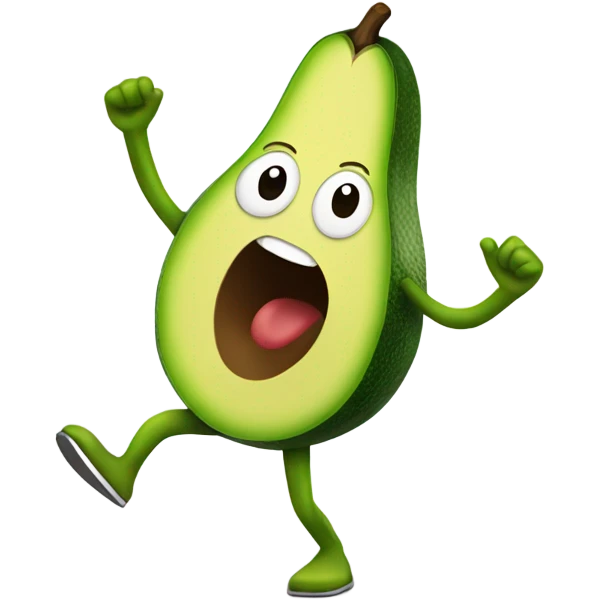Dancing avacodo  emoji