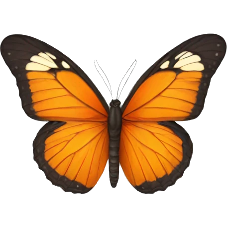 Orange butterfly  emoji
