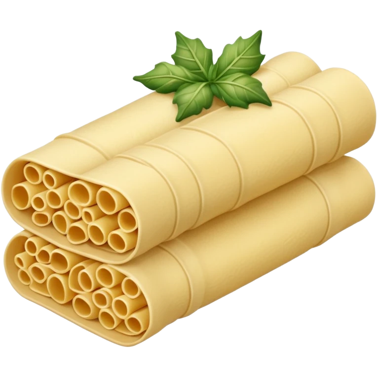 Dragon con cuerpo de pasta canelloni emoji