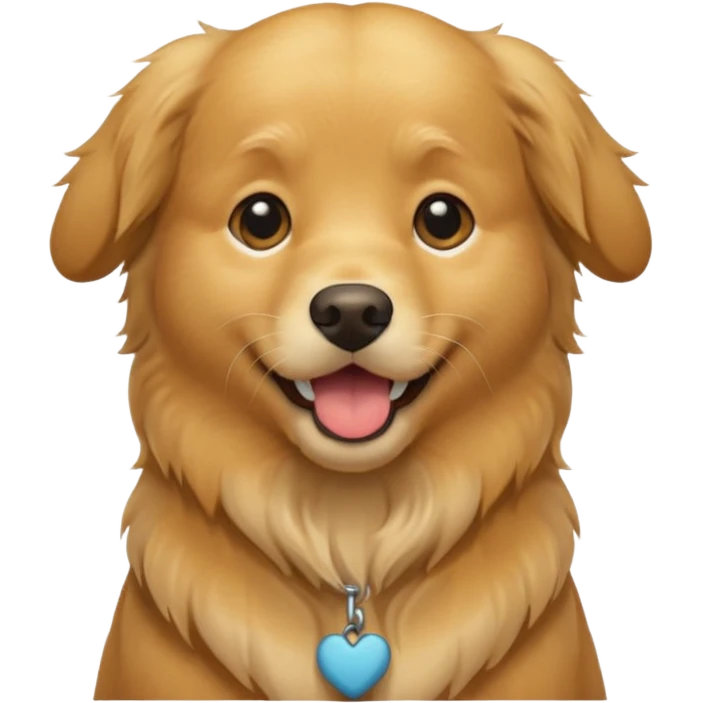 Golden retriever begging  emoji