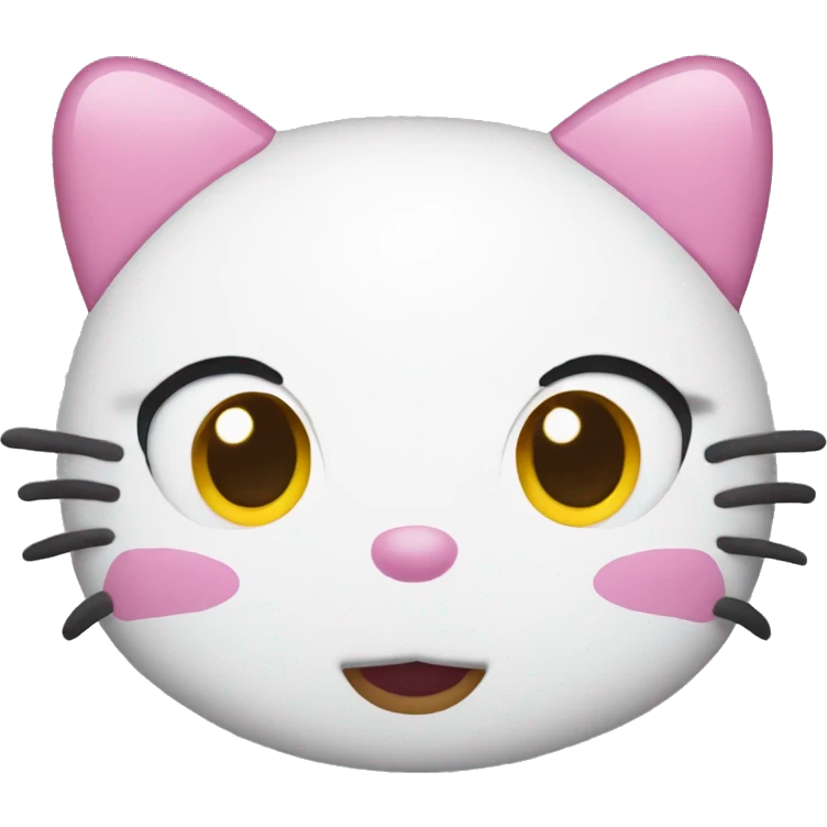 Hello kitty face  emoji