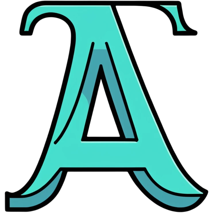 decorative letter A for Arash emoji