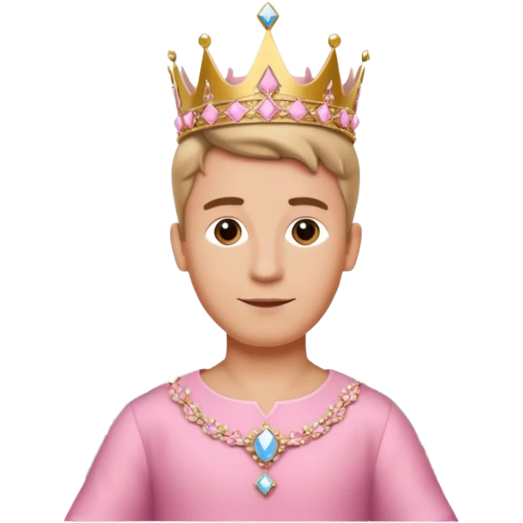 Parisian man in a princess dress on the Eiffel tower emoji
