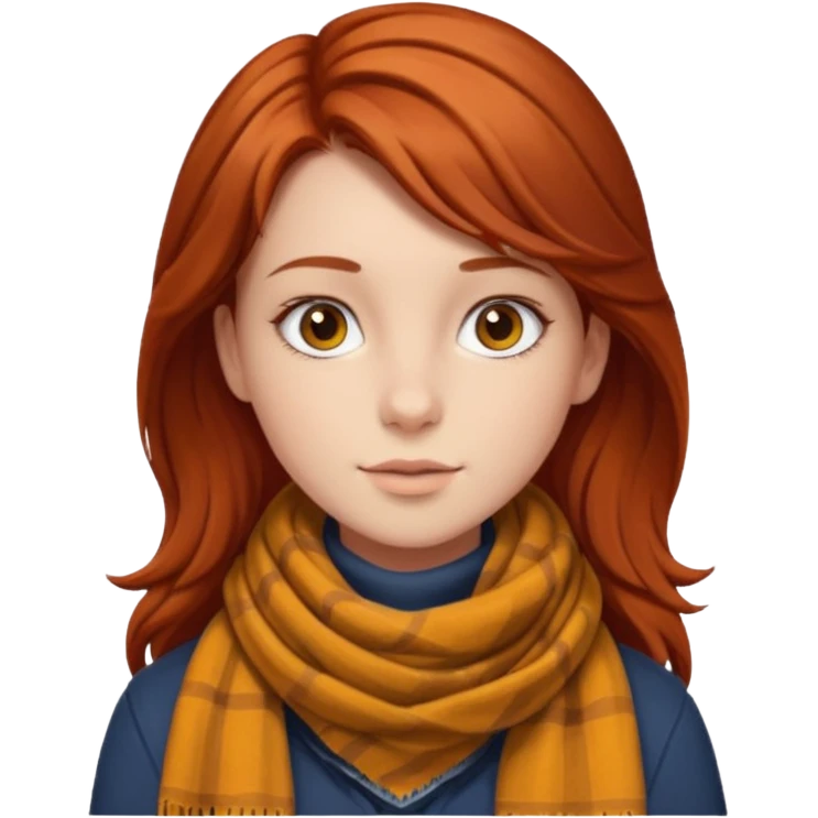 Automne fille ado  emoji