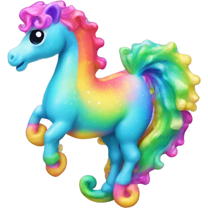 Lisa frank sea horse  emoji
