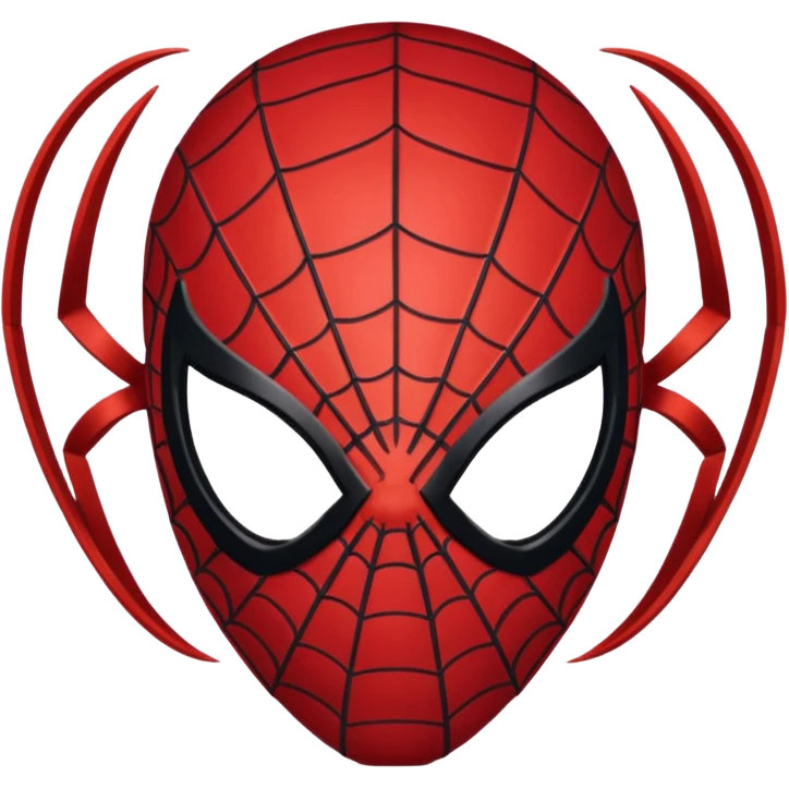 Spider movie mask  emoji emoji