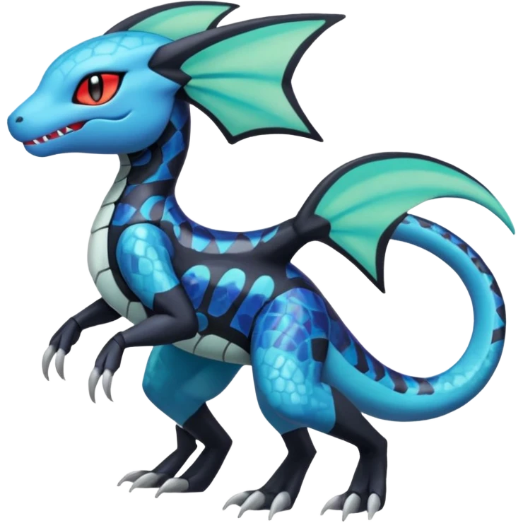 Meloetta-Dewott-Salandit-Nargacuga-Pokémon-Fakémon-fusion-hybrid-creature emoji
