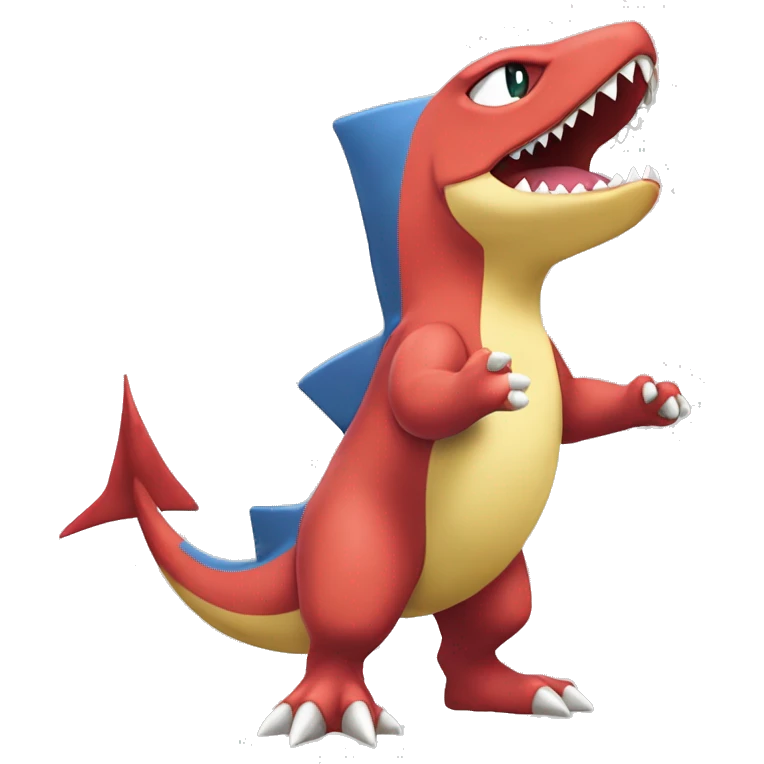 Sharpedo-Charmeleon-Gible-Larvitar-Fakémon Full Body emoji