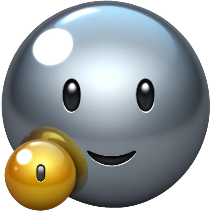 Shiny balls emoji