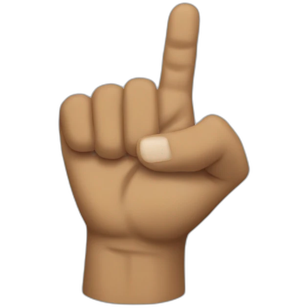 The rock wave hand emoji