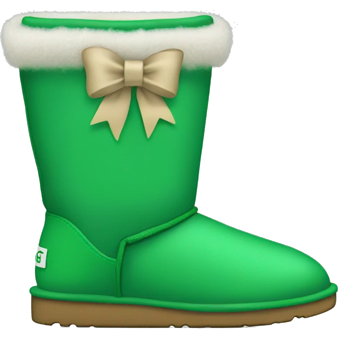 green uggs with bows emoji