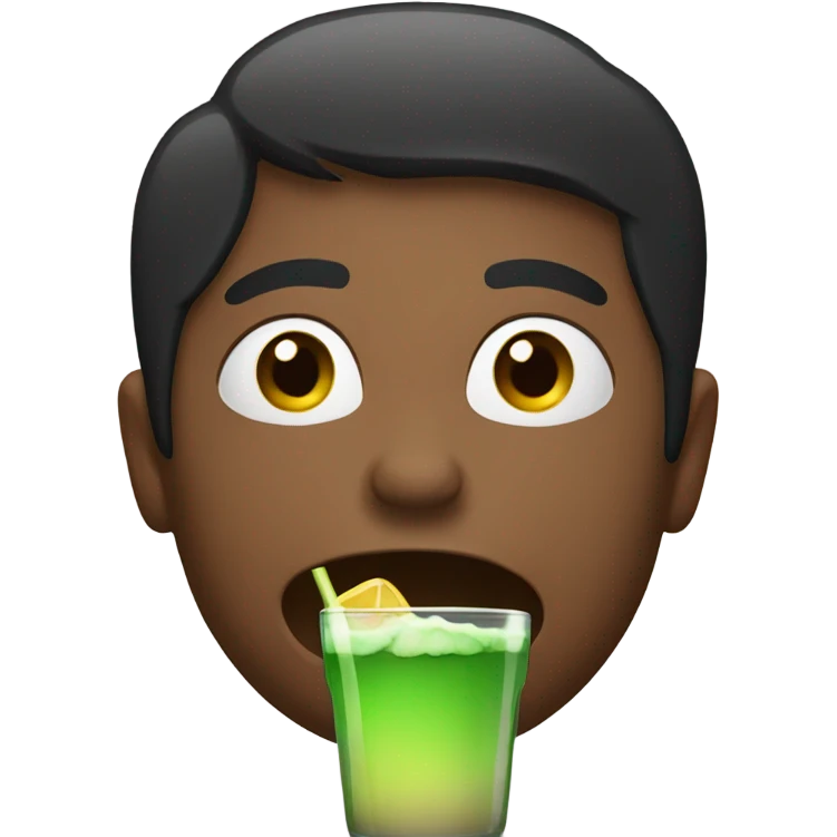 Person drinking emoji