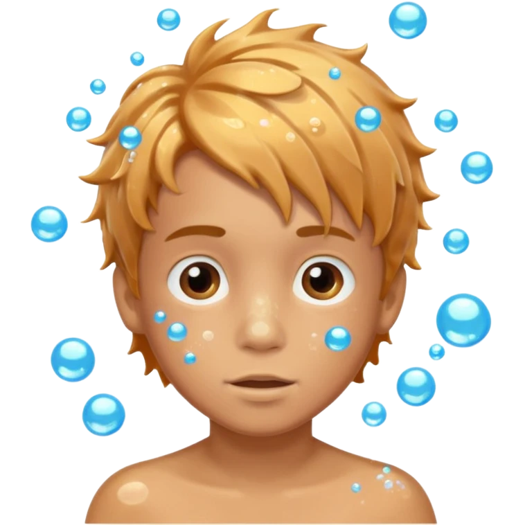 Underwater boy emoji