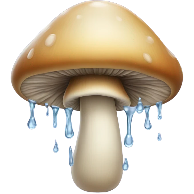 Crying mushroom emoji