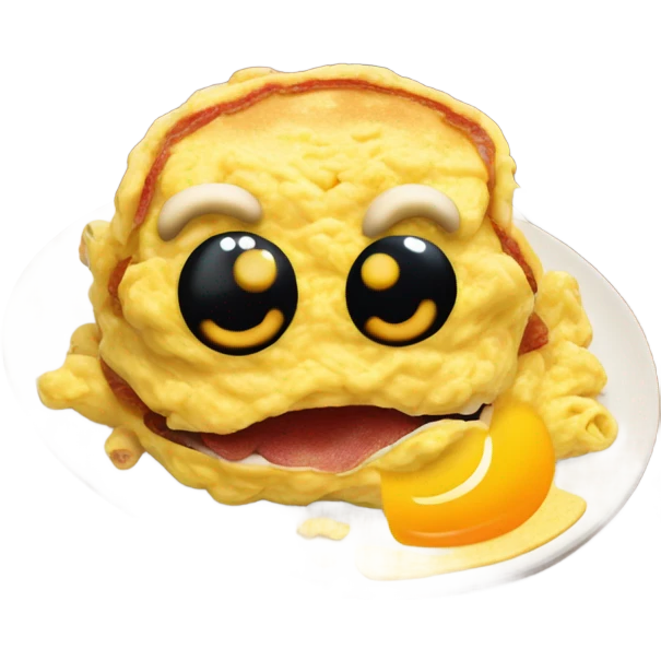 Breakfast monster  emoji