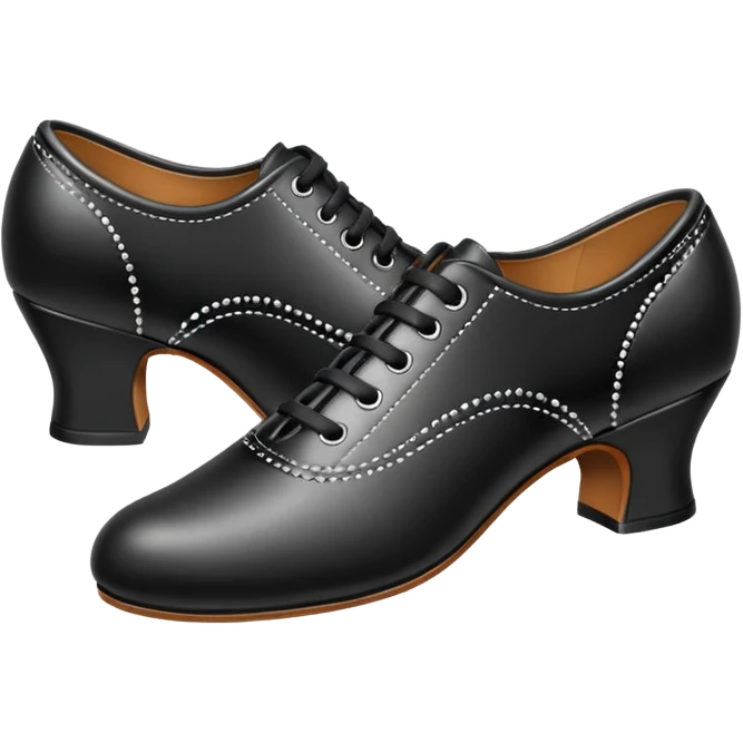 a pair of dancing shoes emoji