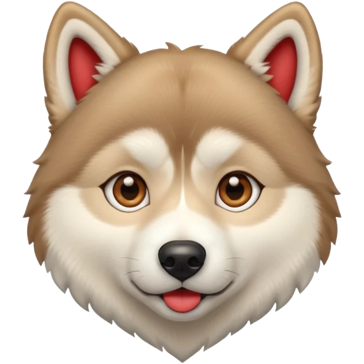 Husky in love emoji