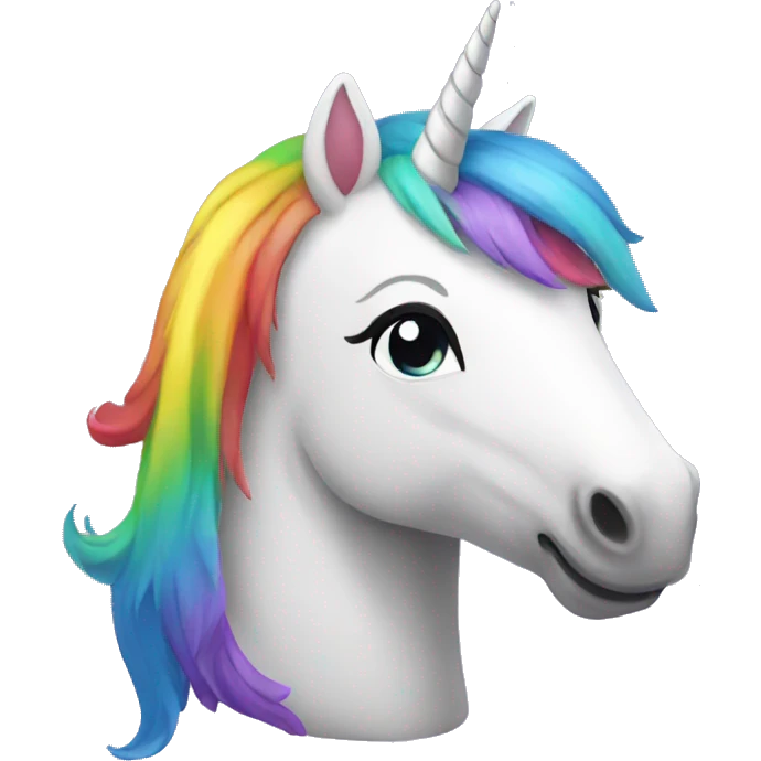 rainbow unicorn emoji