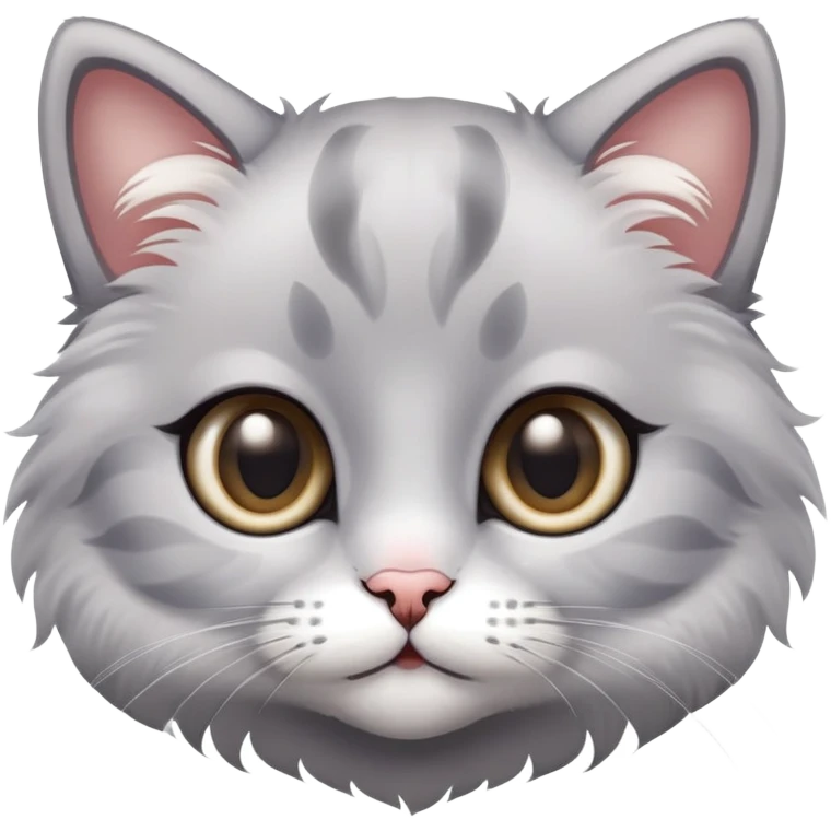 adorable cat with big eyes emoji