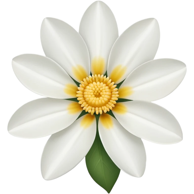 White Flower  emoji