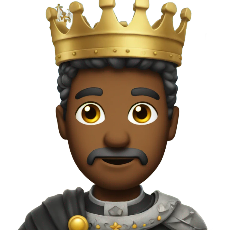 king in front of a castle emoji