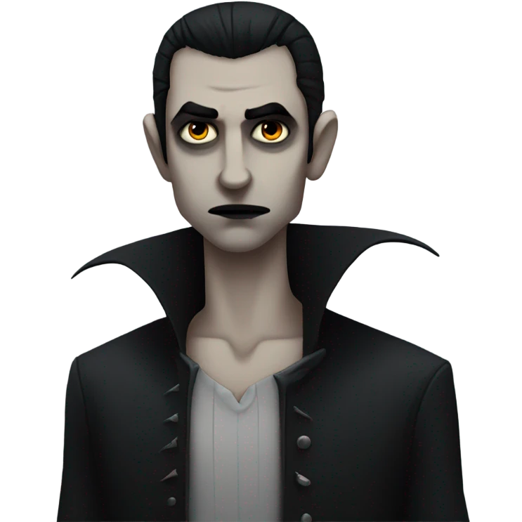 Sad emo vampire emoji