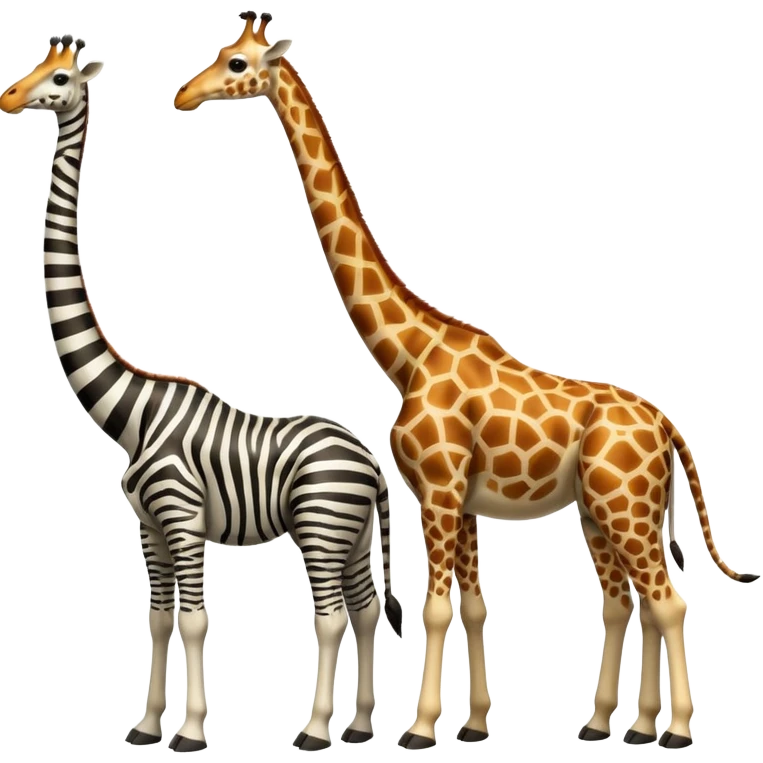 Zebra + Giraffe + Brachiosaurus = emoji
