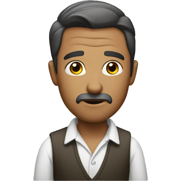 man makes a decision emoji