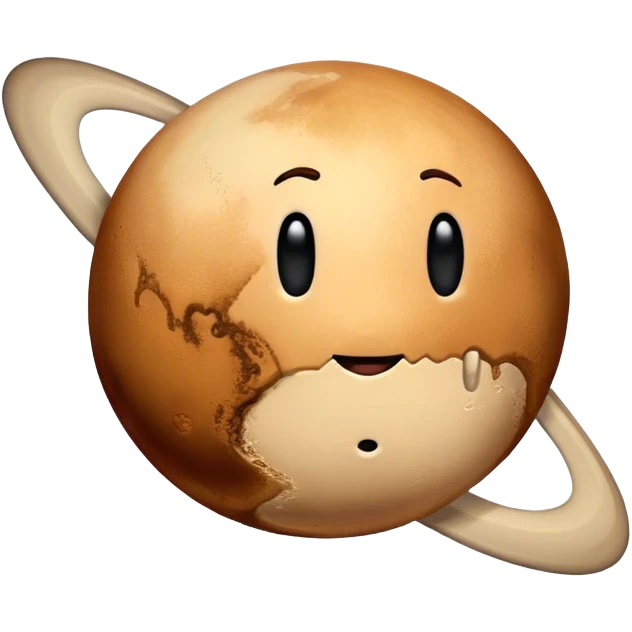Planet Pluto emoji