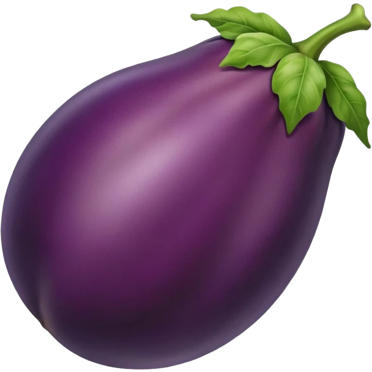 Eggplant inside of a peach emoji