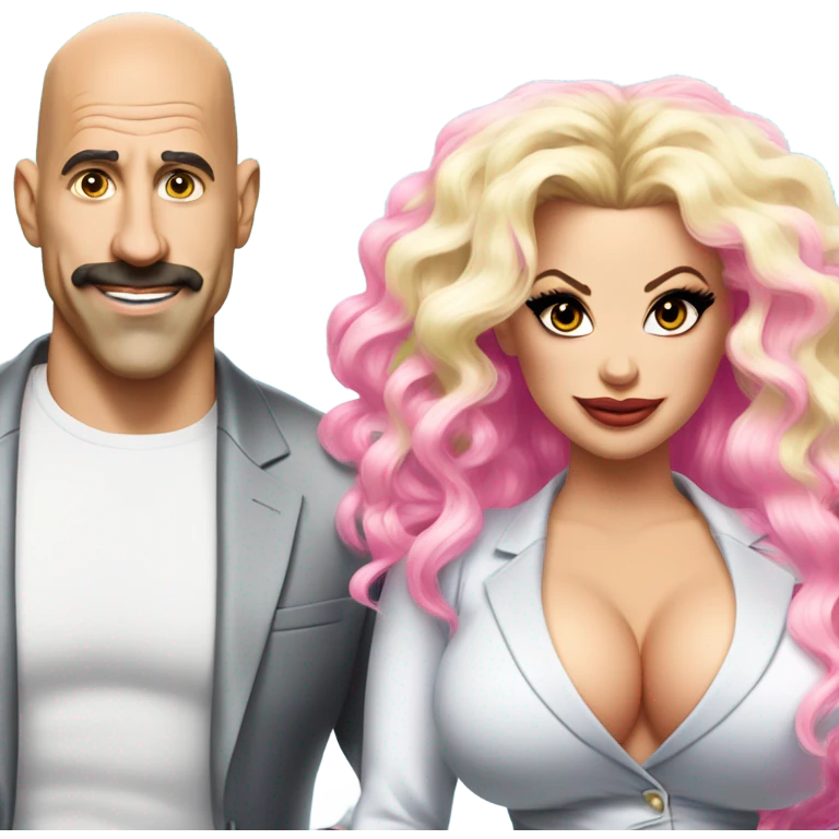 borat with trisha paytas and vin diesel  emoji