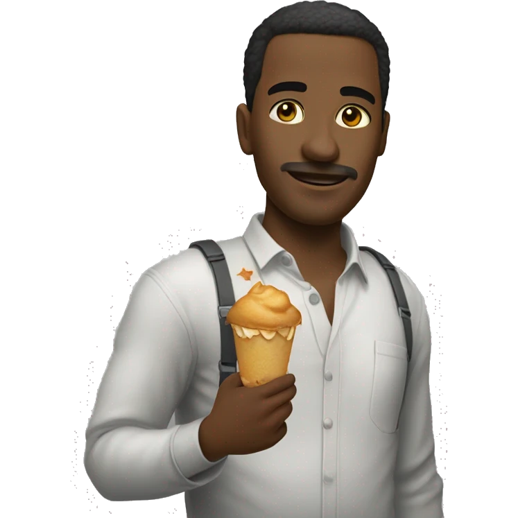 Белая собака самоед милый  emoji
