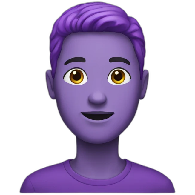 Purple emoji