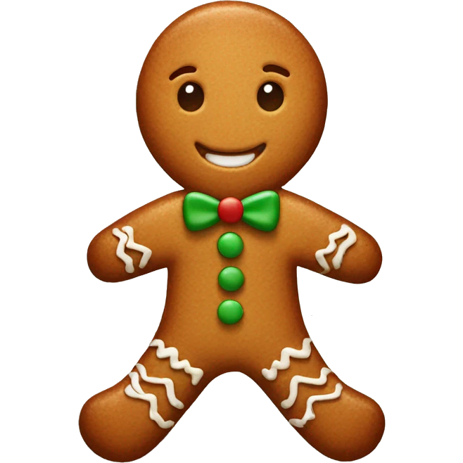 Ginger bread man emoji