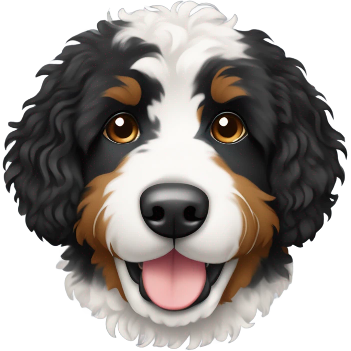 Bernedoodle  emoji