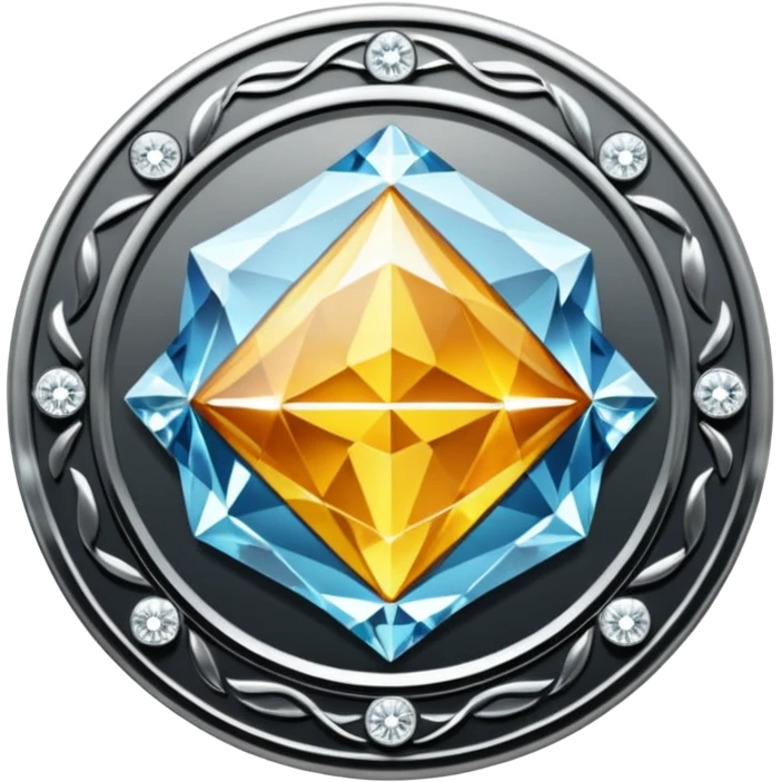 Diamond coin emoji