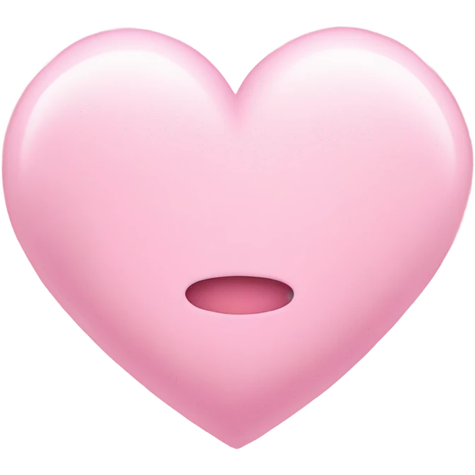 baby pink heart emoji