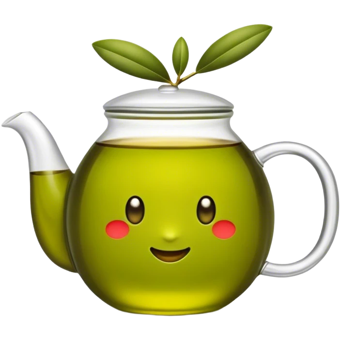 Olive color tea  emoji