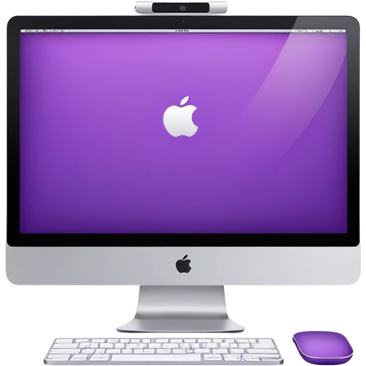 파스텔 violet imac emoji