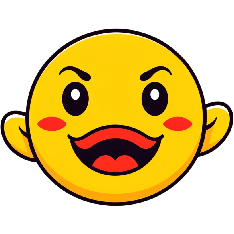 Lip biting emoji  emoji